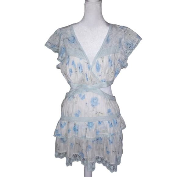 NWT LoveShackFancy "Audrina" Dress in Santa Rosa River Color Size Large - Picture 5 of 5